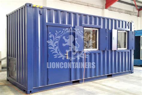 Ft High Cube Container Control Room Case Study Lion Containers Ltd