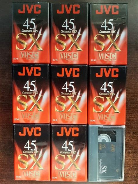 Jvc Ec45 Sx 45 Minute Camcorder Cassette Tape Vhs C 9 Catawiki