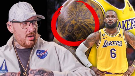 Watch Tattoo Artist Bang Bang Critiques Nba Wnba Tattoos Lebron