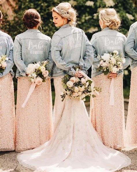 Trend Alert Brides In Denim Jackets Weddingsonline