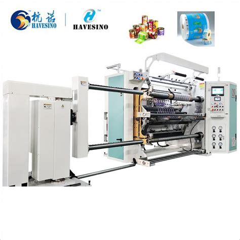 Easy Operation Paper Label Film Slitting Rewinding Machine Aluminium