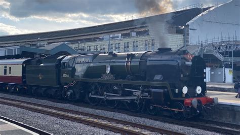 The Great Western Envoy Seen At Bristol Temple Meads 34046 Braunton