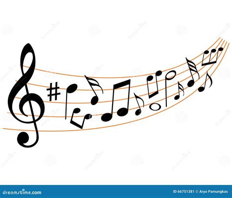 Musical Note Rhythm Logo Stock Illustration Illustration Of Music