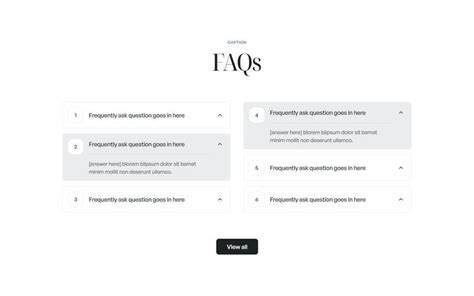 Webflow Faq Component Flowbase