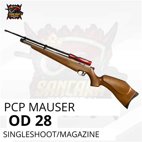 PCP Mauser OD 28 Singleshoot Magazine Jual Senapan Angin