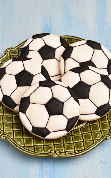 Soccer Ball Cookies Decorating Tutorial