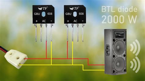 Diy Powerful Ultra Bass Amplifier Blt Bridge Diode Simple Circuit