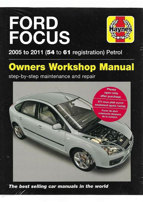 New Haynes Ford Focus 2005 2011 54 61 Reg Owners Workshop Manual 4 Cyl