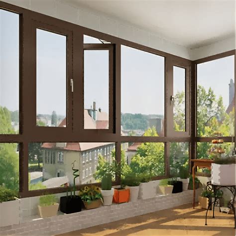 Durable Aluminium Tilt Turn Casement Window With Thermal Break And