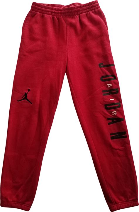 Vintage 90s Red And Black Air Jordan Sweatpants Joggers By Air Jordan