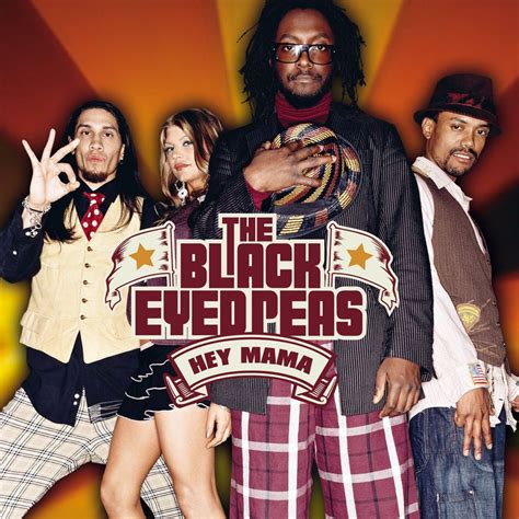 Carátula Frontal De The Black Eyed Peas Hey Mama Cd Single Portada