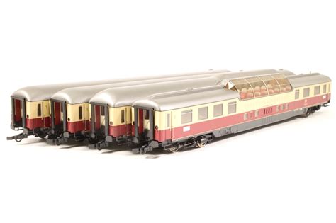 Roco 45924 Pack Of Five Trans Europe Express Rheingold Coaches Of The