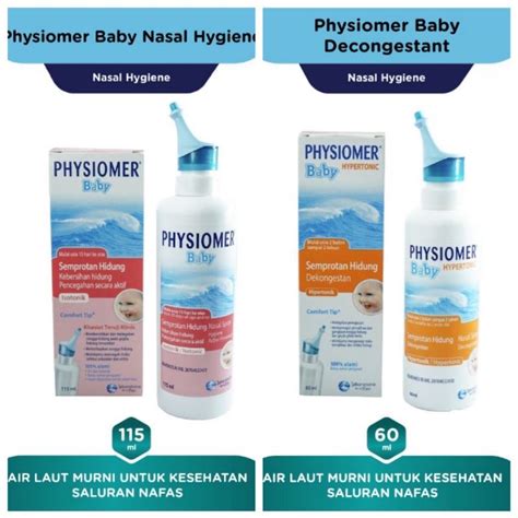 Jual ORI Physiomer Baby Hypertonic Decongestan Nasal Spray Semprotan