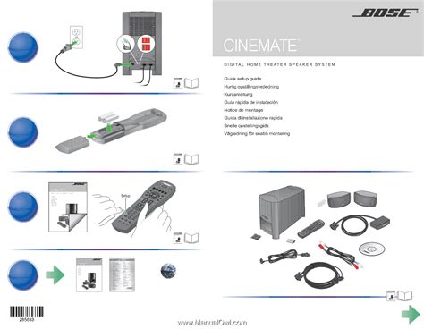 Bose Cinemate | Quick setup guide