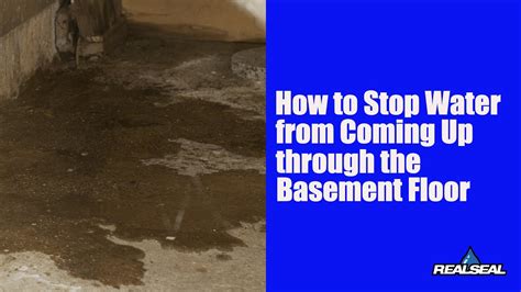 Can Water Come Up Through Basement Floor Flooring Tips