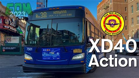 Mta Nyct Bronx Buses Gun Hill New Flyer Xd Action Youtube