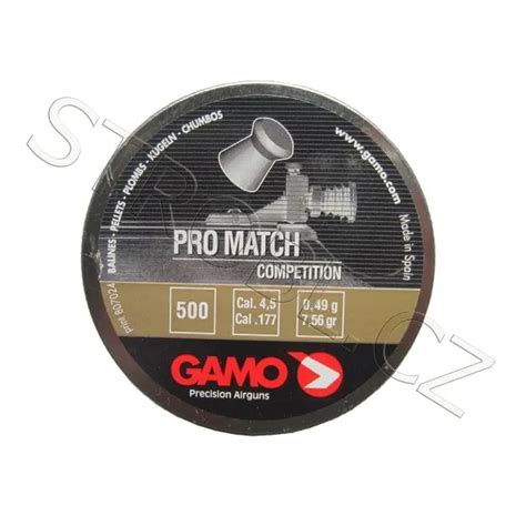 Diabolo GAMO PRO MATCH COMPETITION 500ks 4 5mm 177 Strobl Cz