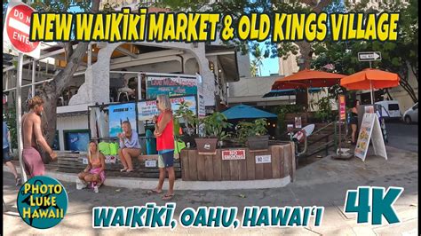 Waikiki Walk New Waikiki Market Old Kings Village January 2 2023 Oahu