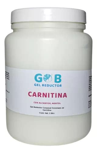 Gel Reductivo De Carnitina Ozonizado Gob Litro Meses Sin Inter S