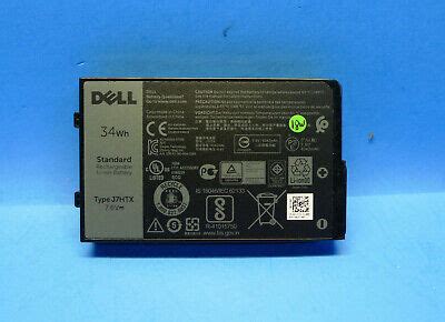 Genuine Dell Latitude 12 7212 Rugged Tablet Battery 34Wh 7.6V 2JT70 ...