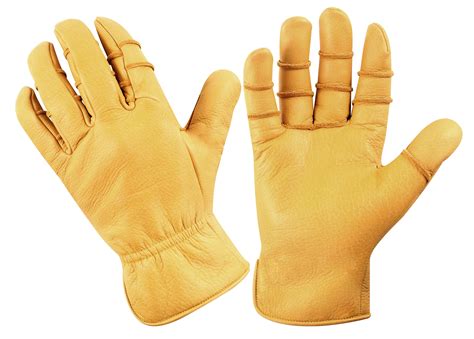 Leather Construction Safety Work Gloves for Men - Etsy