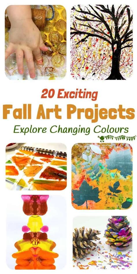 20 Fall Art Projects You Must Try Kids Craft Room