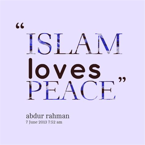 Islam Peace Quotes. QuotesGram