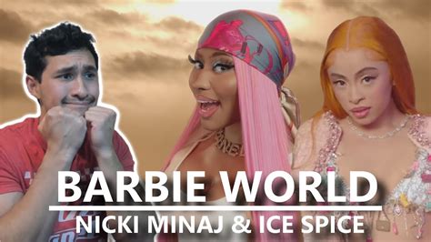 Nicki Minaj X Ice Spice Reaction Nicki Minaj And Ice Spice Barbie World Official Music Video