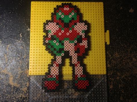 Metroid Nes Varia Suit Bead Sprite By Buck Chow Simmons On Deviantart