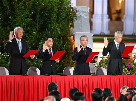 In Pictures Swearing In Of Lawrence Wong As Singapores 4th Prime