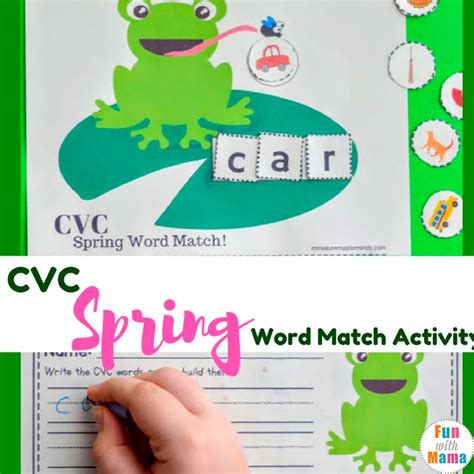 Cvc Words Find And Match Worksheets English Created Resources Read