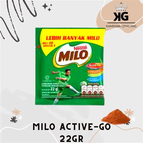 Jual MILO MILO 22gr 1 PCS Active Go Minuman Susu Coklat Serbuk