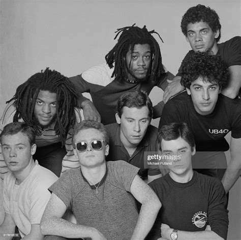 British Reggae And Pop Group Ub40 1983 Clockwise From Bottom Left