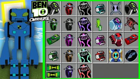 NOVA ATUALIZAÇÃO DO ADDON BEN 10 OMNIVERSE V26 PARA MINECRAFT PE