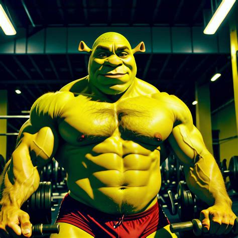 Swole Shrek By Ech0wav3 On Deviantart