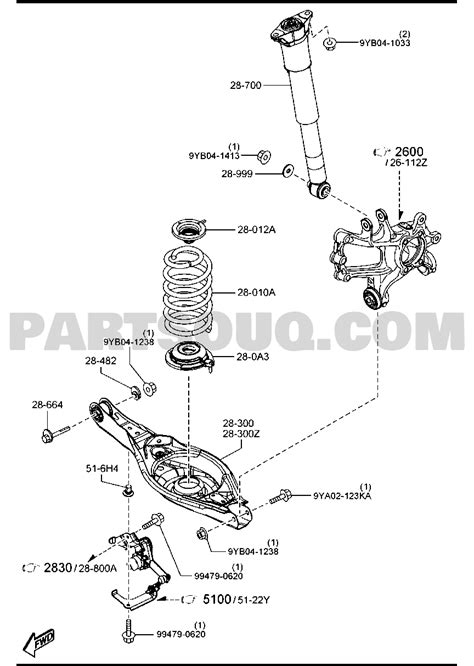 2 CHASSIS AXLE SUSPENSION BRAKE STEERING Mazda 6 WAGON Europe 08