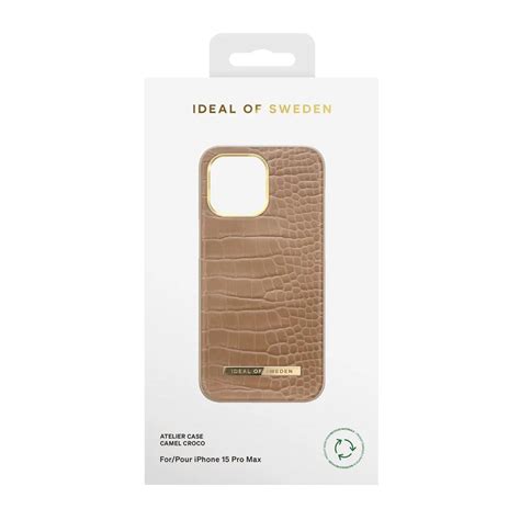 IDeal Of Sweden IPhone 15 Pro Max Atelier Case Camel Croco