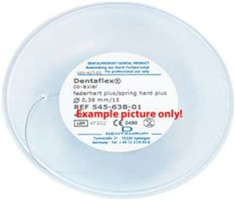 Dentaurum Dentaflex Wire Strand Co Axial Mm Superfj Rhard X