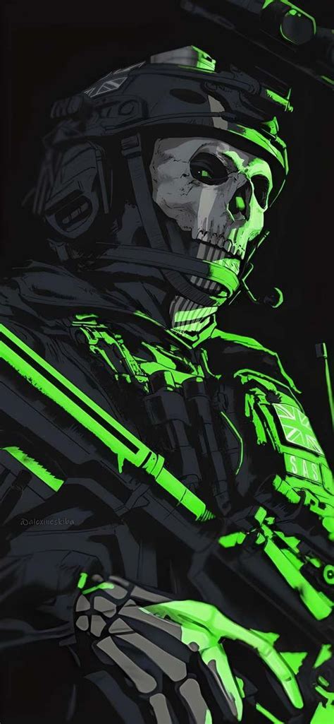 Mw3 Ghost Iphone Wallpaper 4k Iphone Wallpapers Wallpaper De Tela Wallpaper De Desenhos