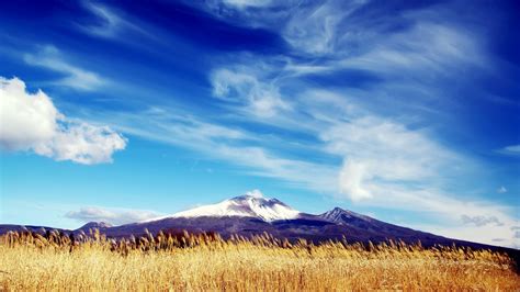 Wallpaper Sunlight Landscape Mountains Hill Nature Grass Sky