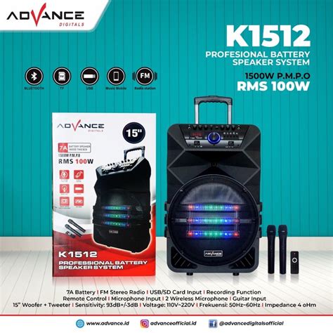 Jual Speaker Advance K1512 Shopee Indonesia