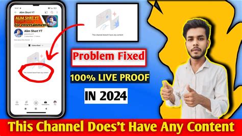 This Channel Doesn T Have Any Content Problem Solve 2024 Solved