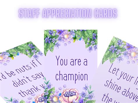 Staff Appreciation Cards Staff Employee Appreciation Cards Employee Appreciation Ts Staff