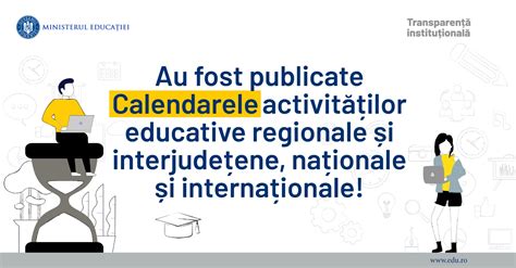 Calendarele și listele activităților educative naționale și