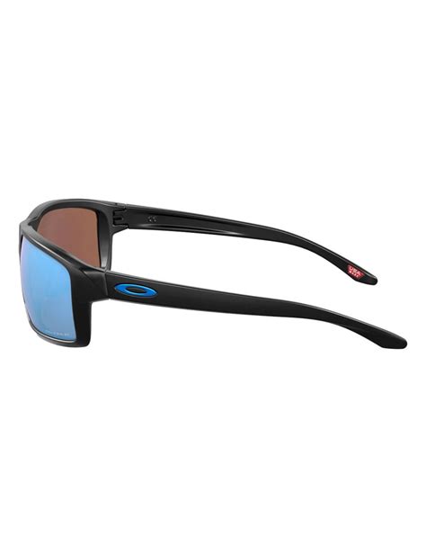 Oakley Gibston Matte Black Prizm Deep Water Polarized Sunglasses