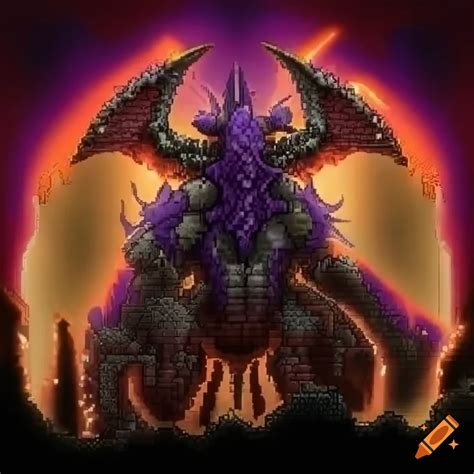 Image Of Eater Of Worlds Boss From Terraria On Craiyon