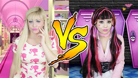 Barbie Vs Monster High Youtube