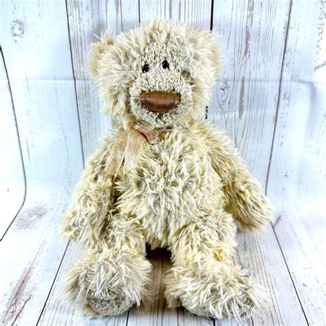 Gund Toys Gund Sawyer Fuzzy Teddy Bear Plush Stuffed Animal Plushy