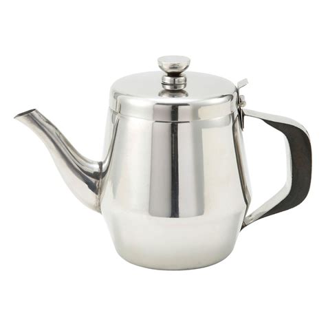 Stainless Steel 32 Oz Gooseneck Teapot With Handle Lionsdeal