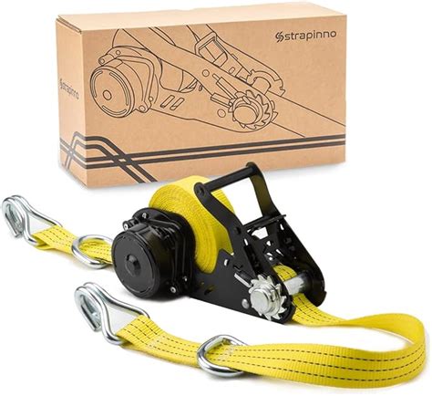 Amazon Strapinno Retractable Ratchet Tie Down Strap In X